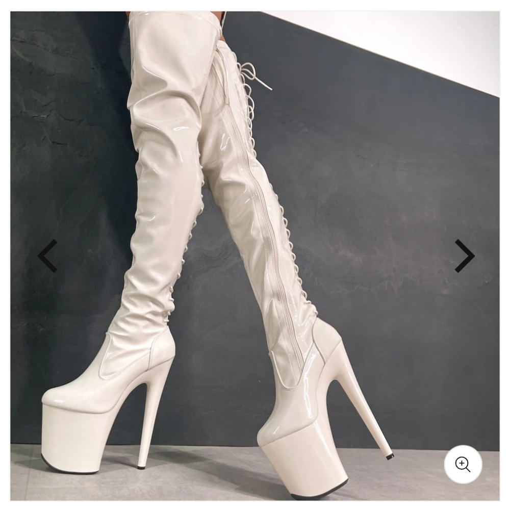 Hella Heels LipKit Thicc Thigh High - No Angel - 8 Inch